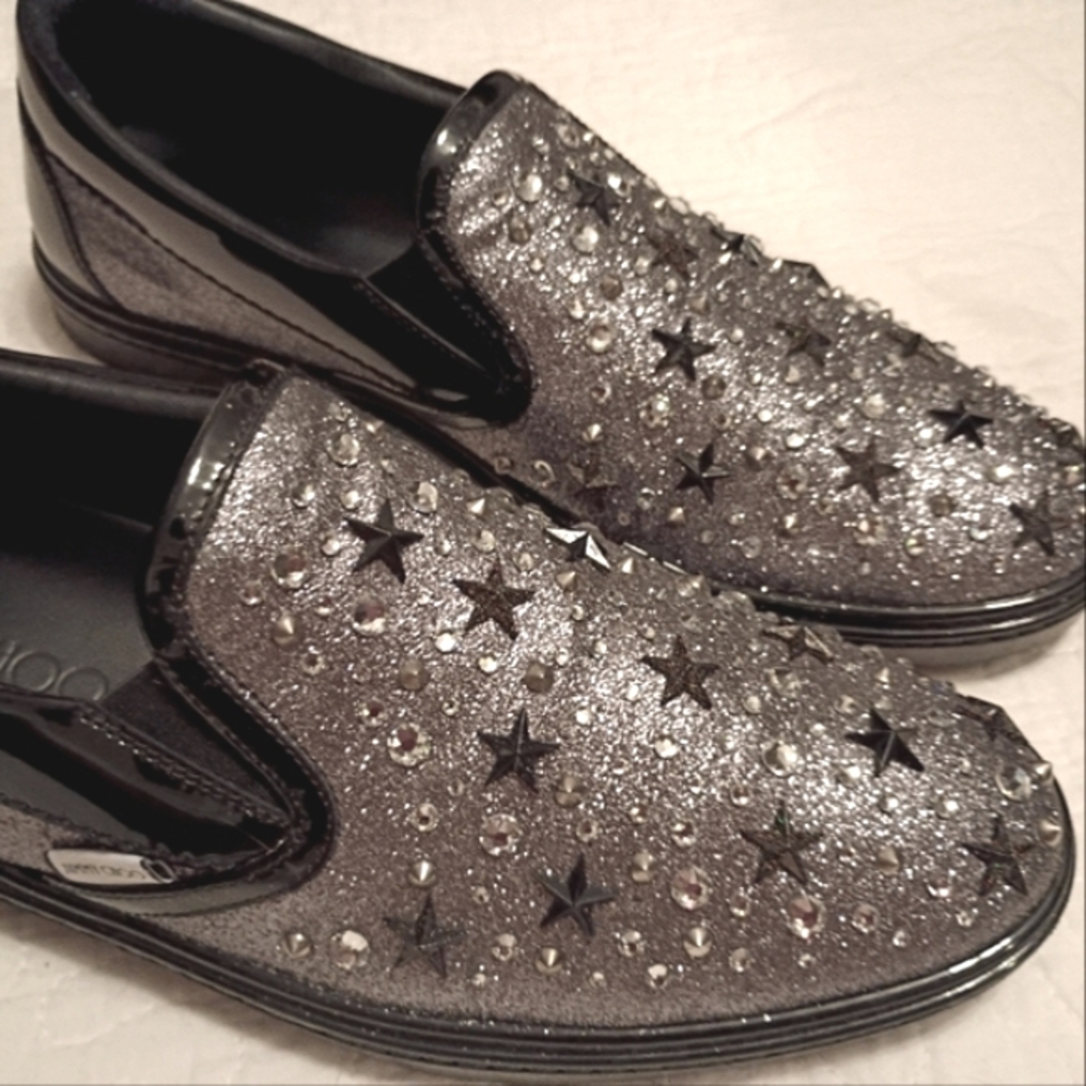 JIMMY CHOO - 44/11 *Limited Edition Star Studded* Gorgeous - Picture 5 of 9